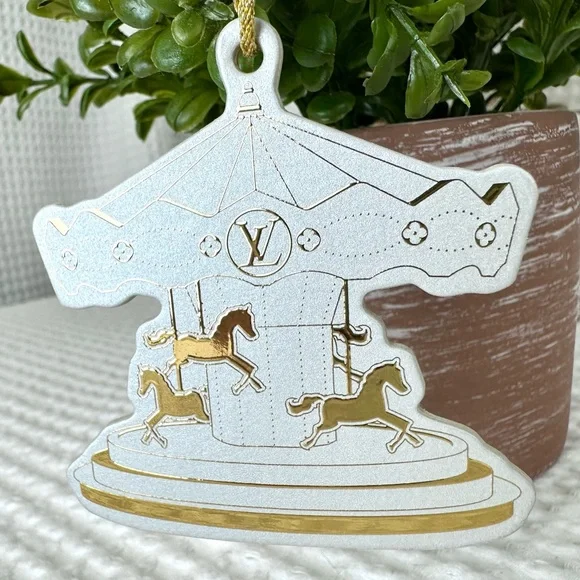 💛Authentic Louis Vuitton Carousel Christmas Ornament